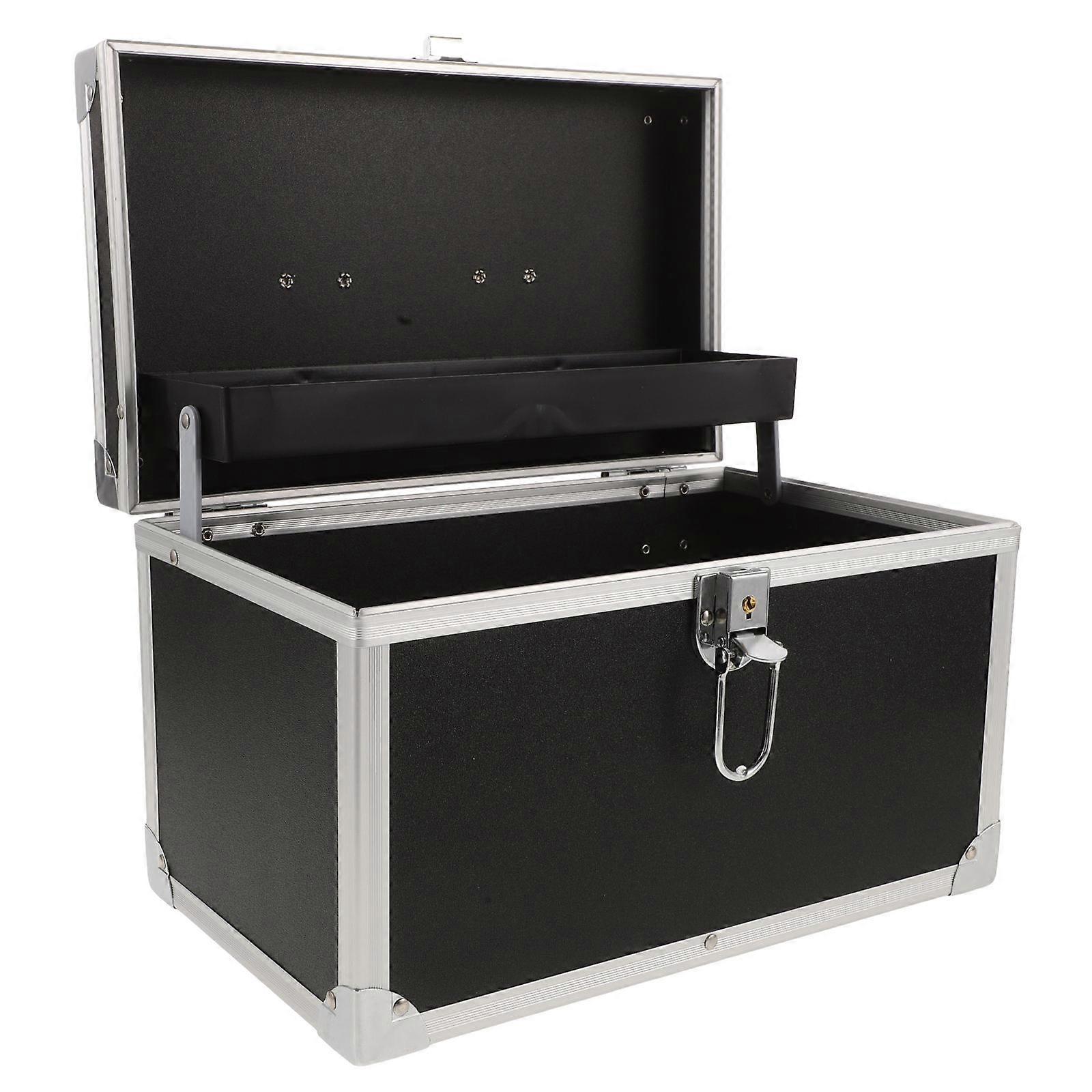 Hard Storage Case Aluminum Alloy Tool Storage Box Organized Storage 1Set