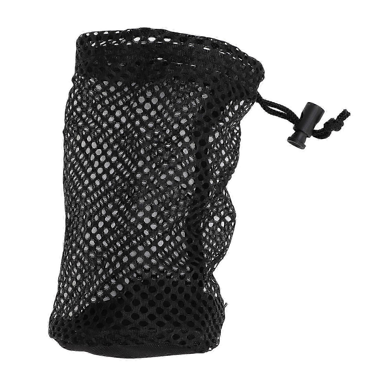 Drawstring Mesh Bag Portable Cord Lock Closure Small Nylon Drawstring Mesh Bag for Playing Training