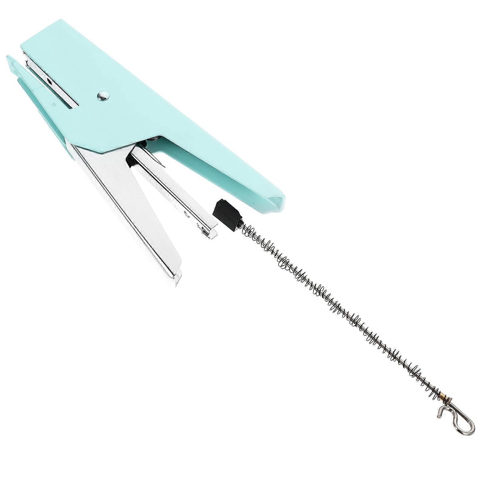 Compact Metal Stapler Aesthetic Handheld Student Use Mint Green For School Projects Quick Stapling 1Pcs