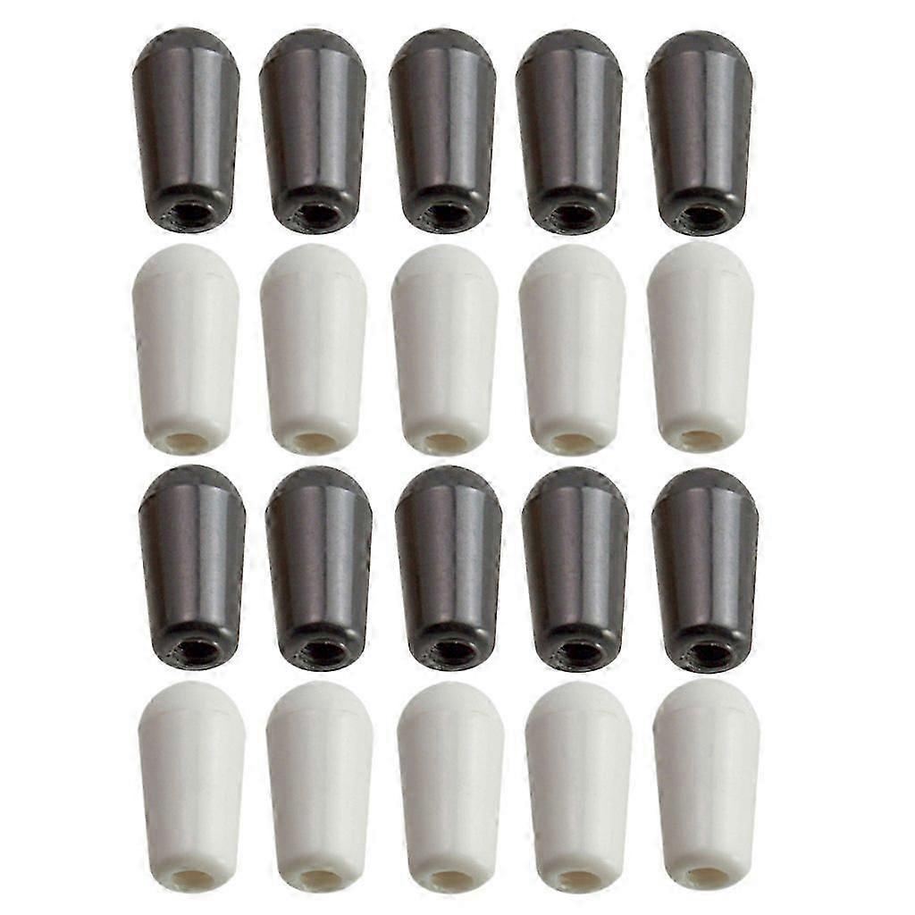 Pack Of 20 Guitar 3 Way Toggle Switch Cap Tips Buttons For / Guitar Accessory 4Mm