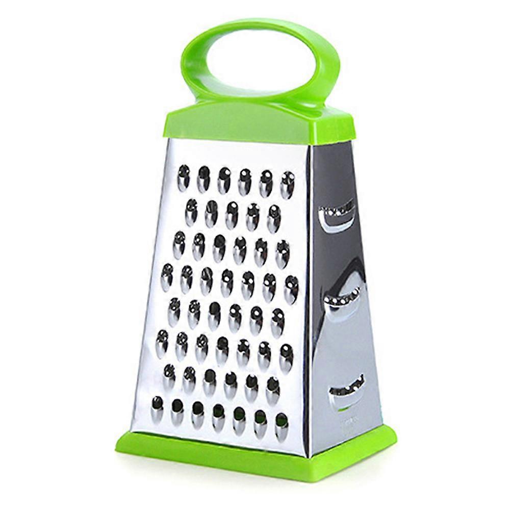 Shredder Kitchen Four-Sided Multifunctional Potato Carrot Cucumber Silver and Green Daily Use 1Set