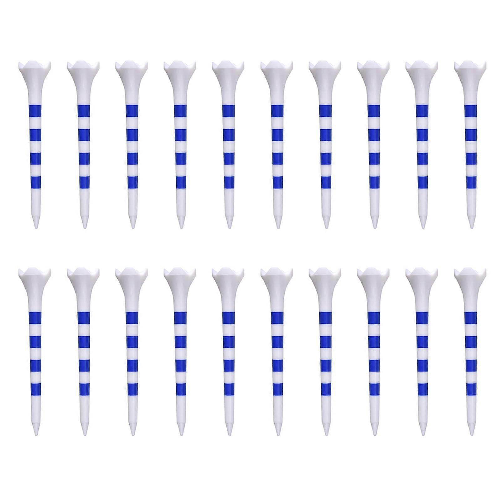 Golf Tees, Driver Training Accessories, Locking Tee Holder, Tee Base, 20 Pack