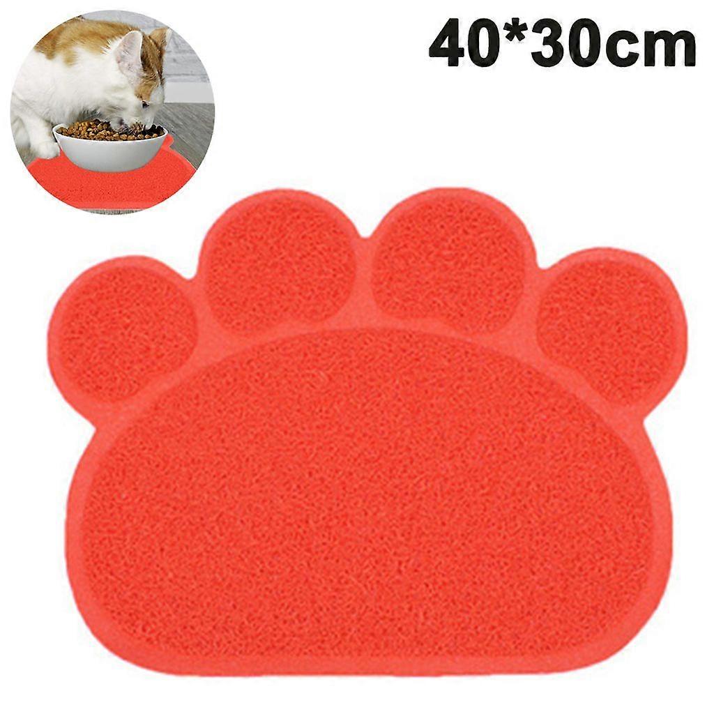 Waterproof Feeding Mat - Silicone, Non-slip, Paw Shape