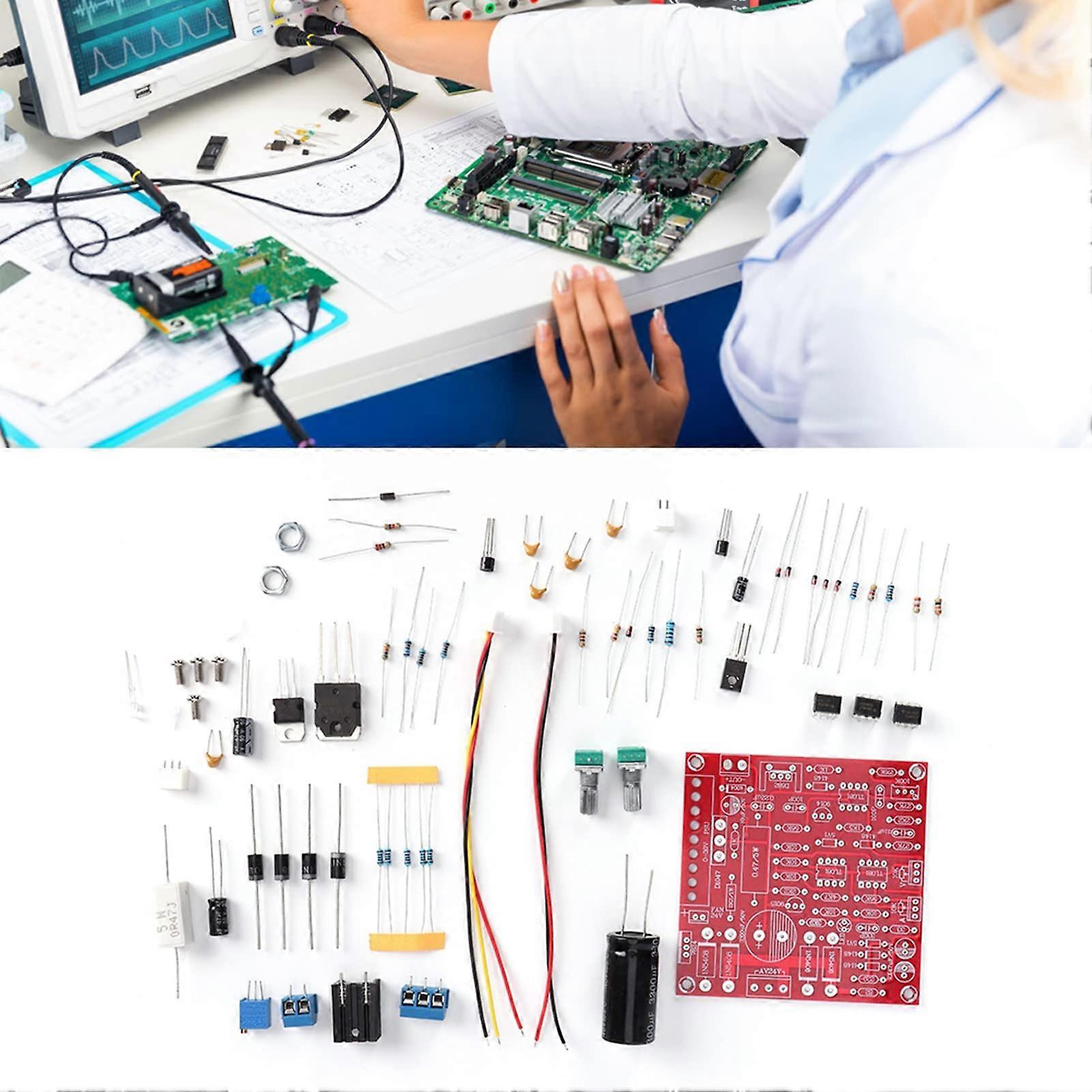 Electronic Kit: DC Regulated Power Supply with Adjustable Voltage 030 V 2MA3A