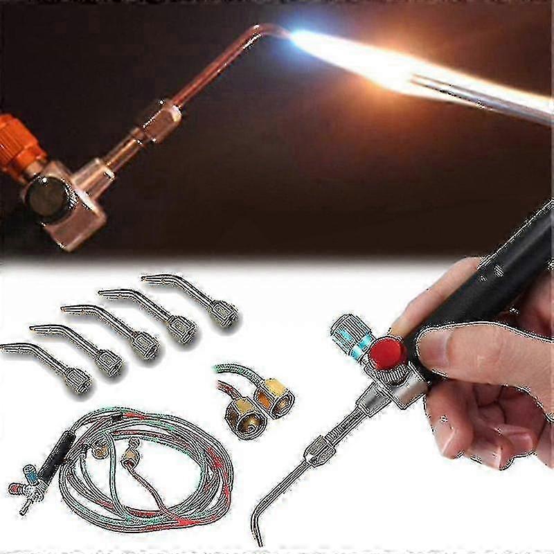 Jewelry Makers Micro Mini Gas Little Torch Welding and Soldering Kit Tools with 5 Additional Tips Included for Precision Work