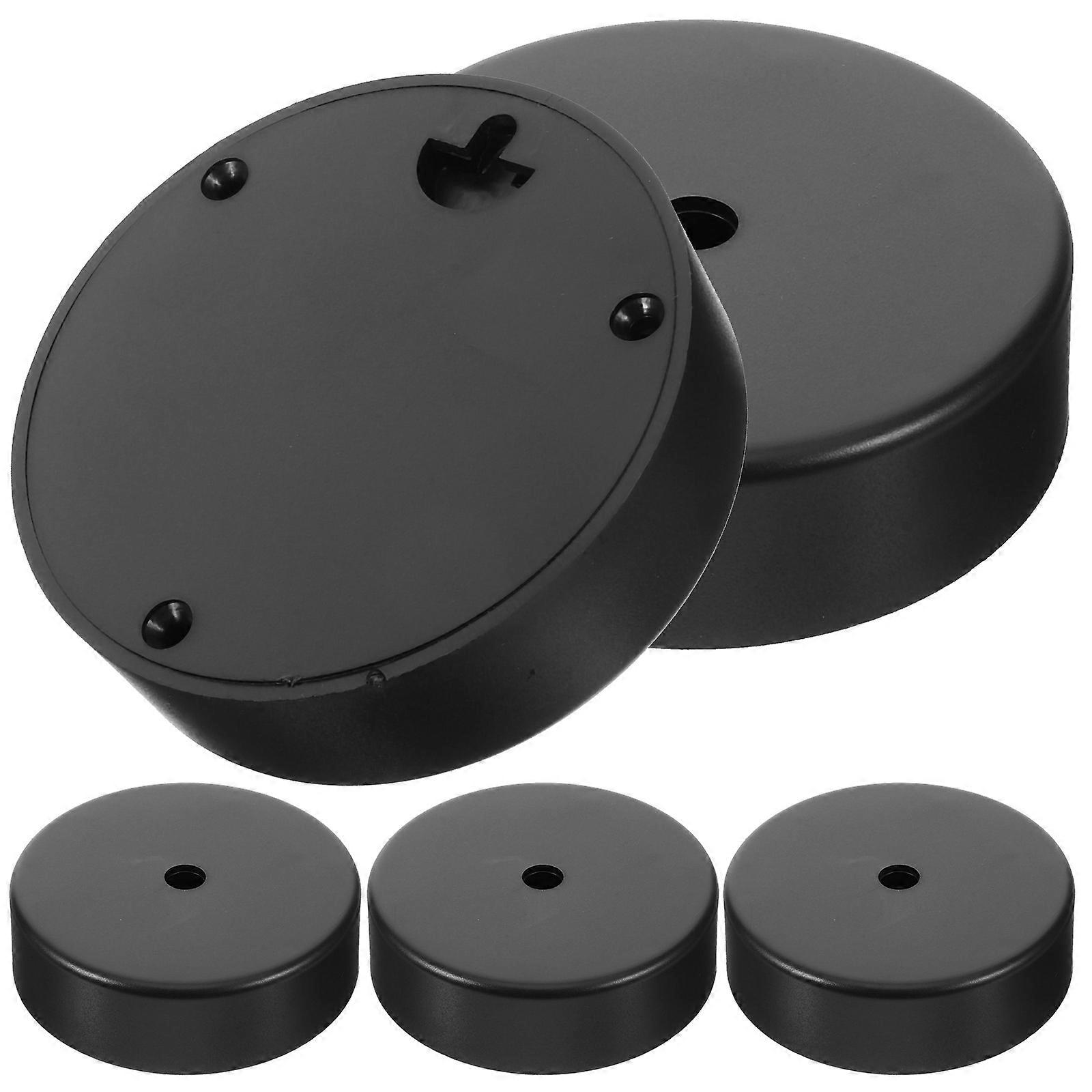 5pcs Watch Parts Storage Cases Watch Movement Dust Cover Guards Organizer Tray for DIY Clock Projects
