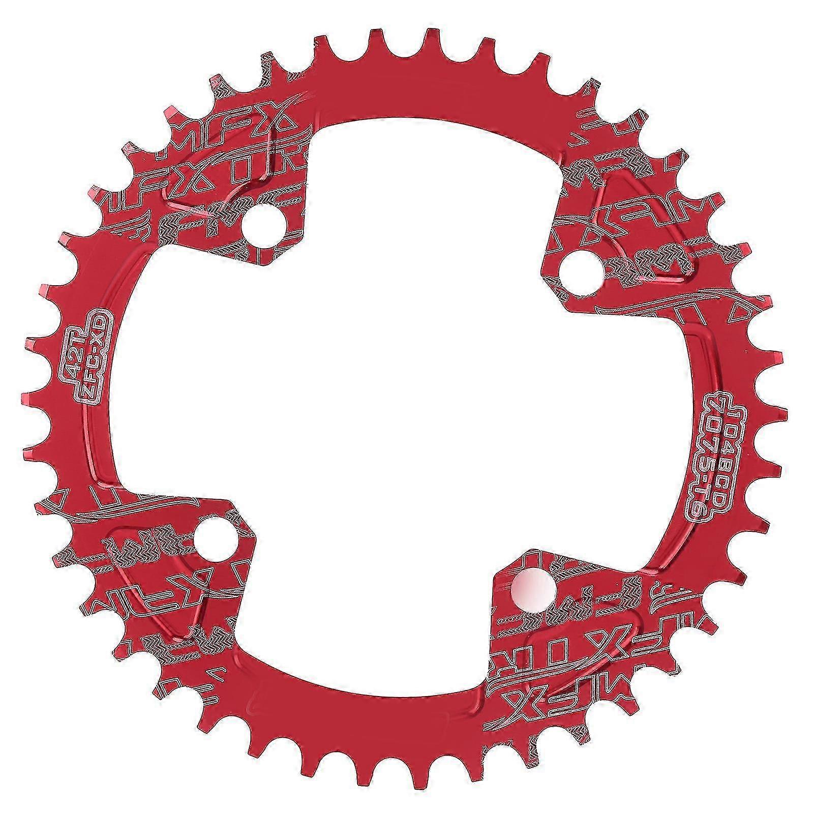 Aluminum Alloy 42t MTB Bicycle Crankset Chainring for Suitable Brand