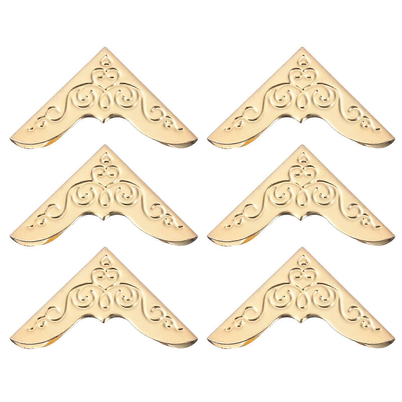 20pcs Album Folders Crafts Delicate Pattern Scrapbook Book Corner Protector