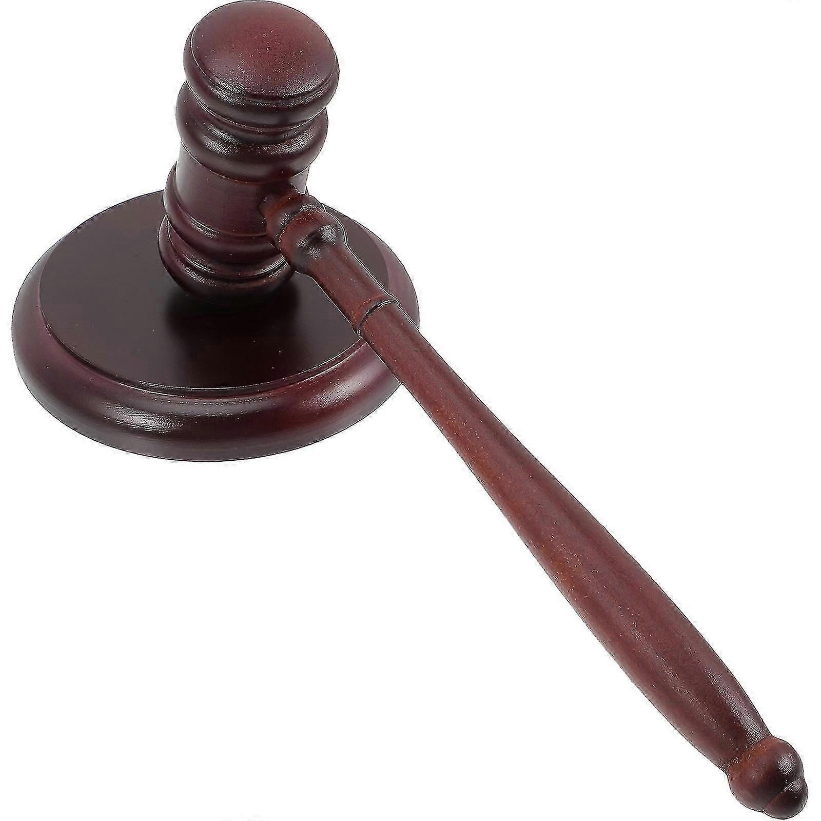 1 Zestaw młotka sędziowskiego Drewniany młotek prawnik Judge Hammer Wood Auction Gavel Z