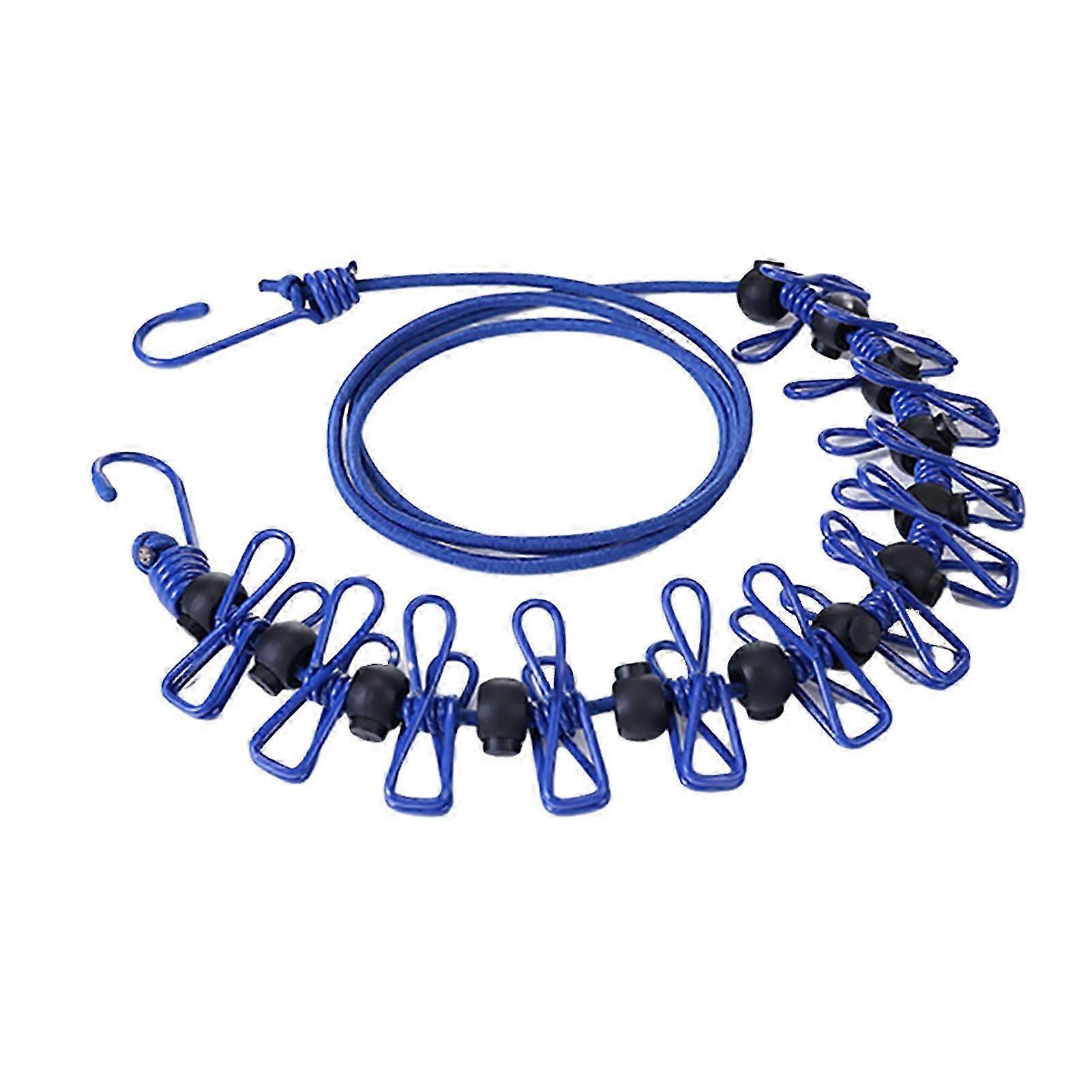 Corde à linge coupe-vent antidérapante, rétractable et portable, idéale pour les voyages