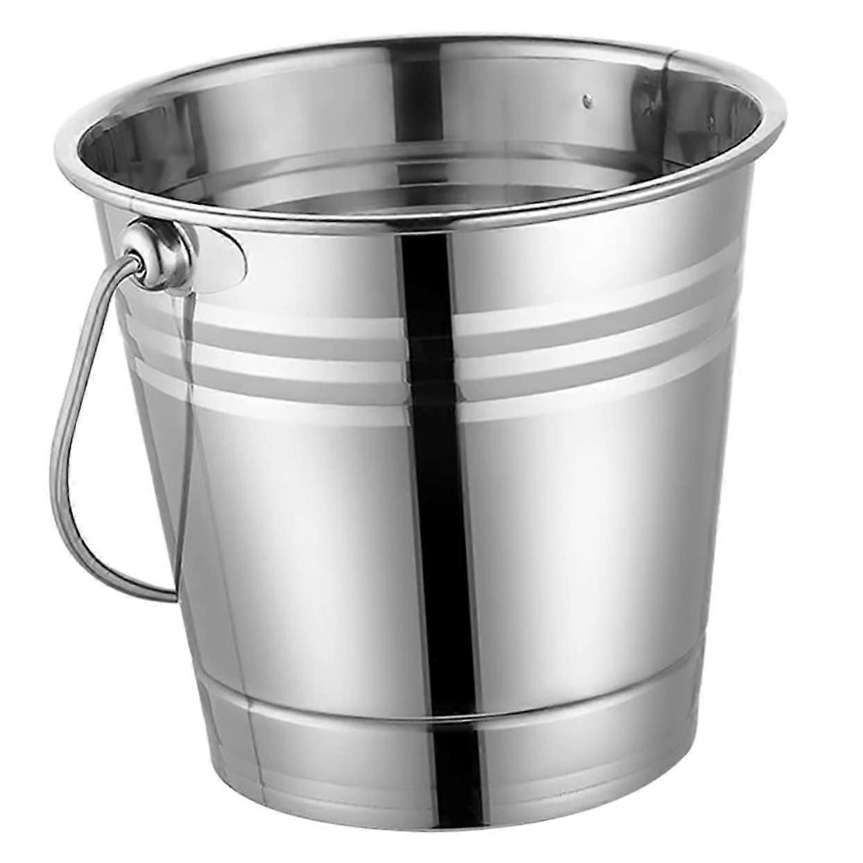1PC Ice Bucket with Handle Stylish Ice Container for Wine Beer for Parties Bars Restaurants and Buffets