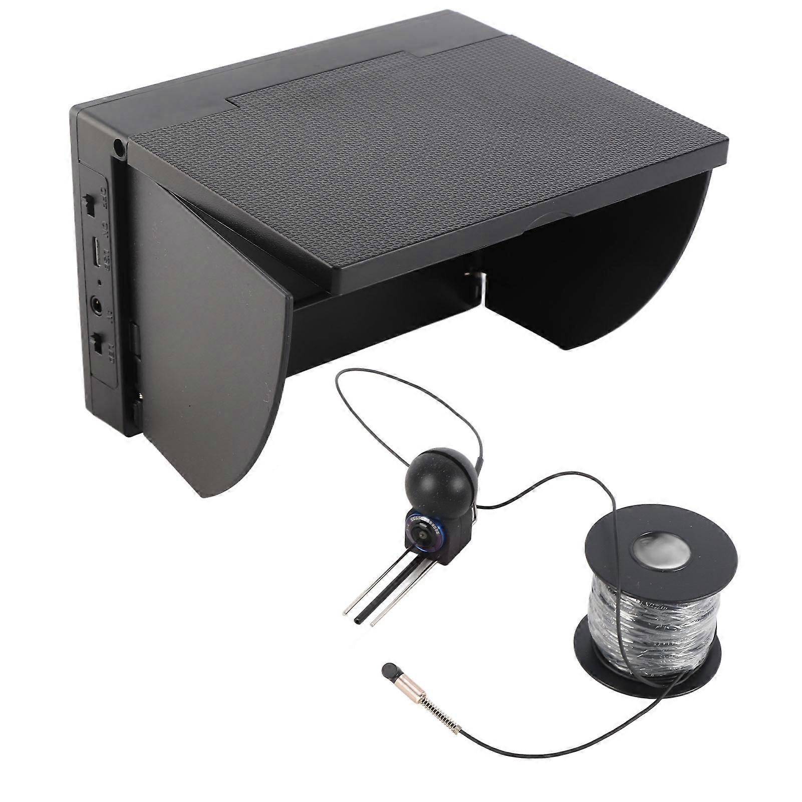 4.3in TN HD Cameră de pescuit subacvatic IP68 Detector de pești rezistent la apă cu 12 lumini pentru pescuit