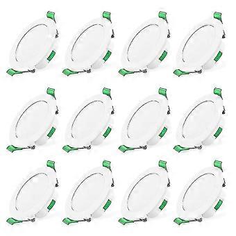2025 dernier modèle 12pcs 7w blanc led downlight plafonnier encastré slim spot