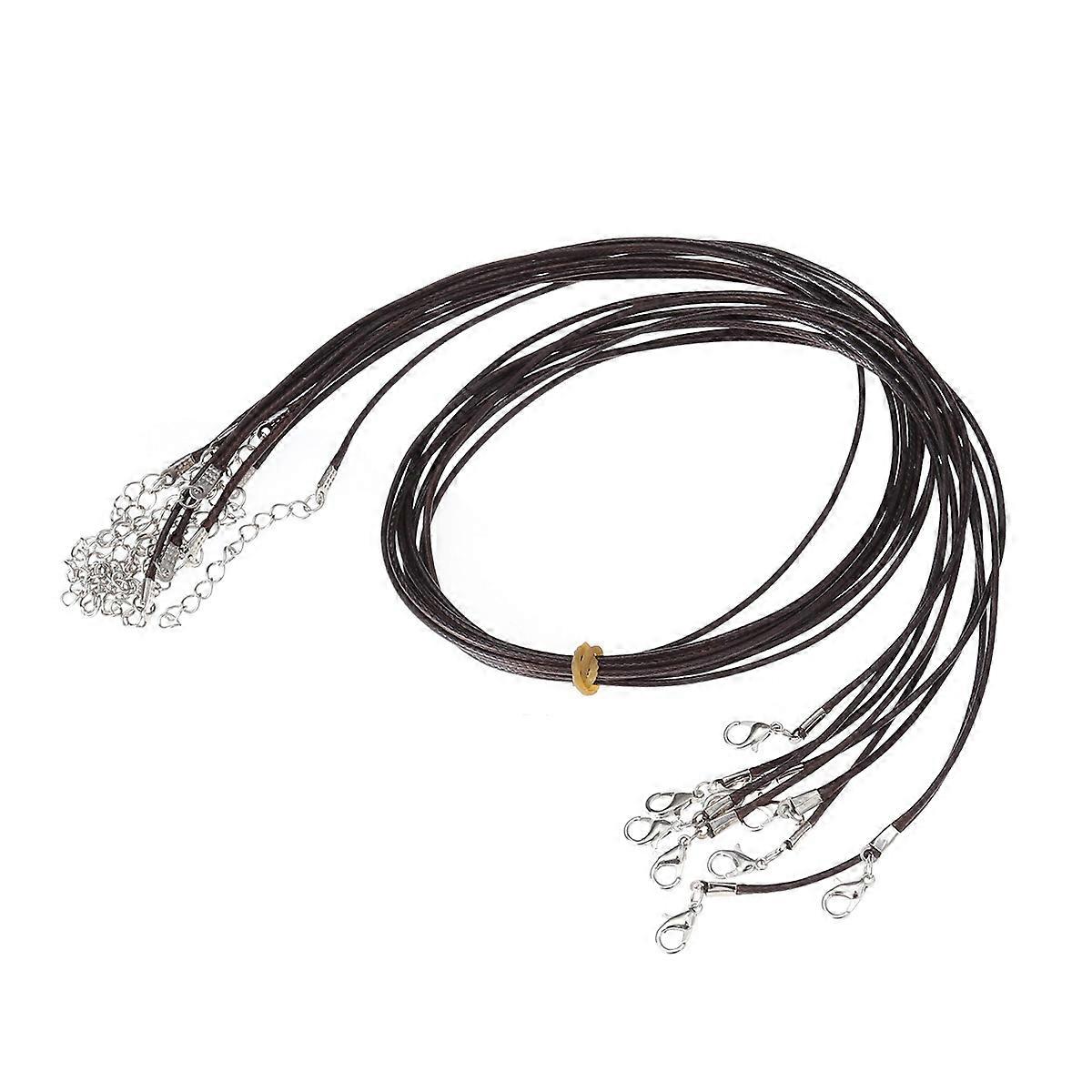 Jewellery Wire Necklace Cords Diy Projects Craft Enthusiasts 60cm Length 1.5mm Diameter Adjustable Length 10Pcs