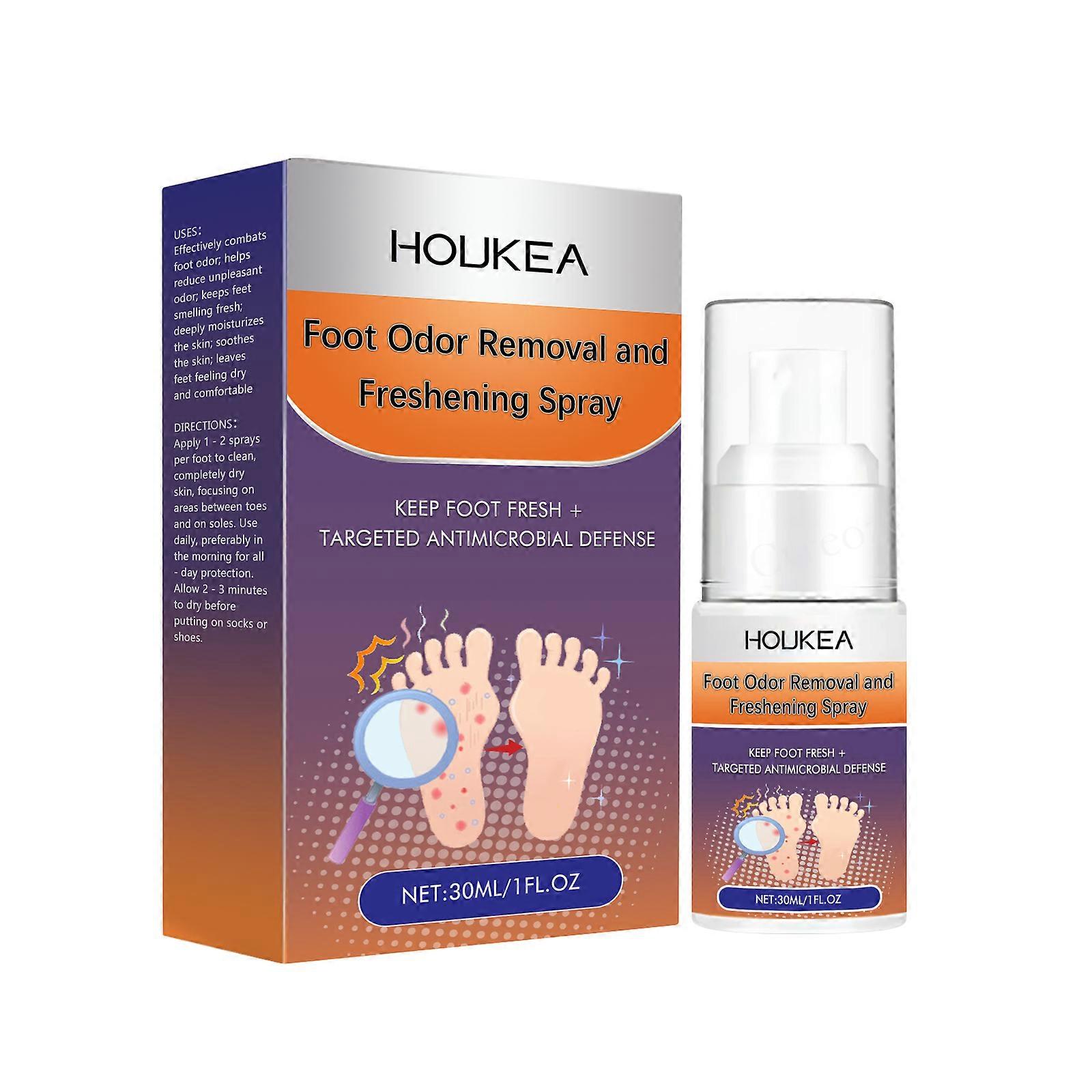 FreshFeet Daily Odor Control & Moisturizing Foot Spray Fast-Drying, Long-Lasting Odor Eliminator with Hydrating Glycerin & Propylene Glycol for Soft,