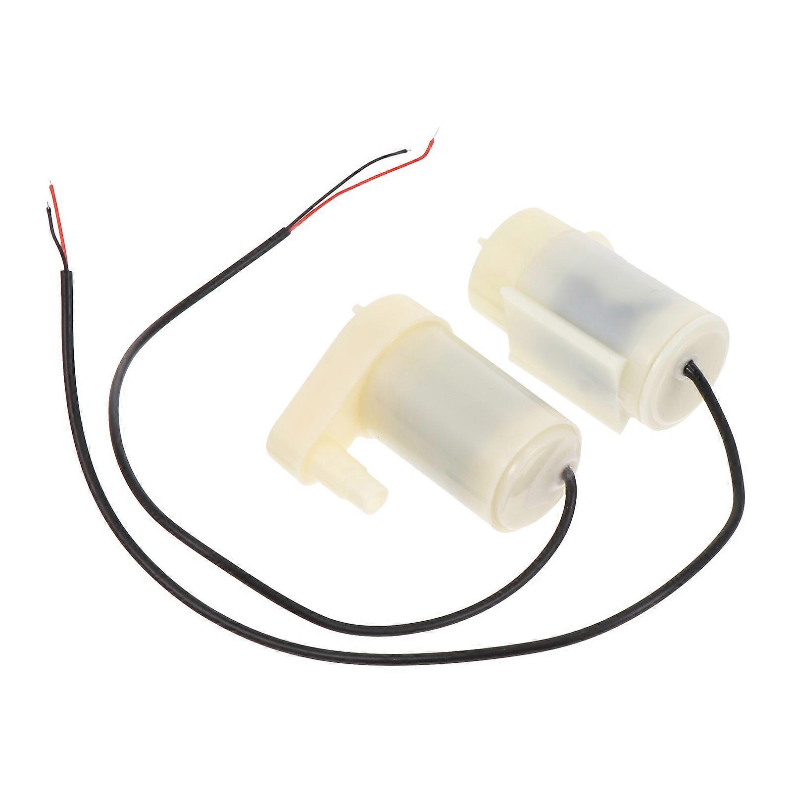 2pcs Micro DC Water Pump Low Noise Pump Submersible Water Pump