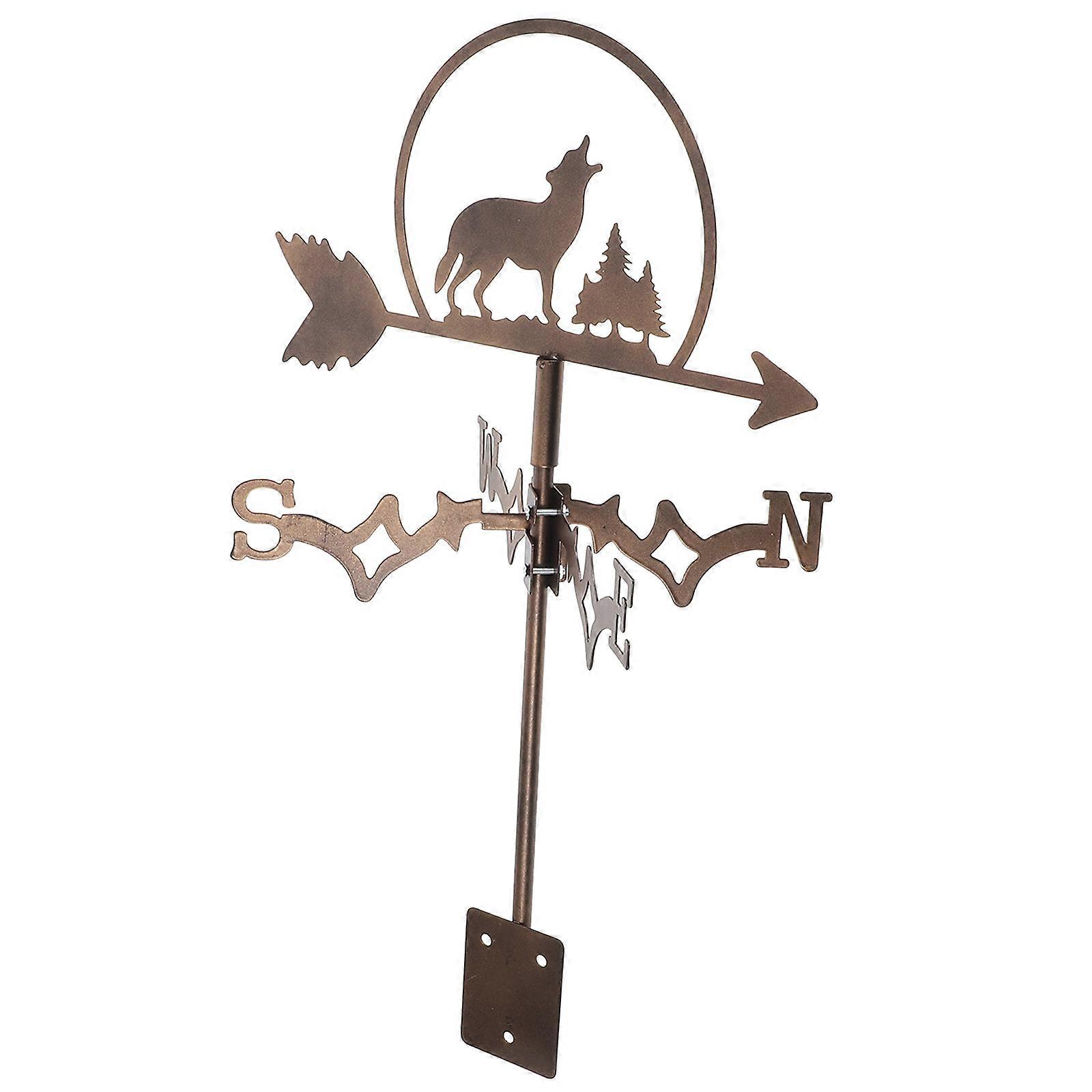 Wind Vane Weather Vane Small Direction Indicator Modern Garden Style Homeowners 35.00X30.00X30.00Cm 1Pack