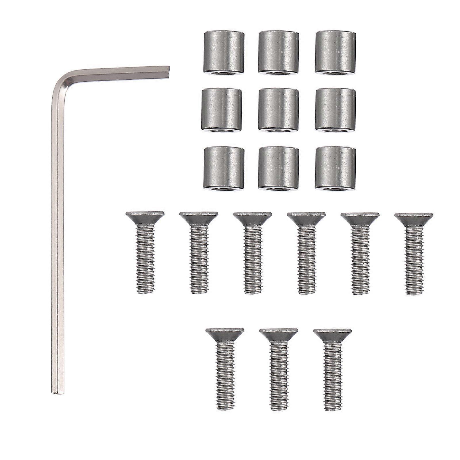 1 Set 3D Printer Support Plate Screw Prop Kit Heatbed Plate Accessories