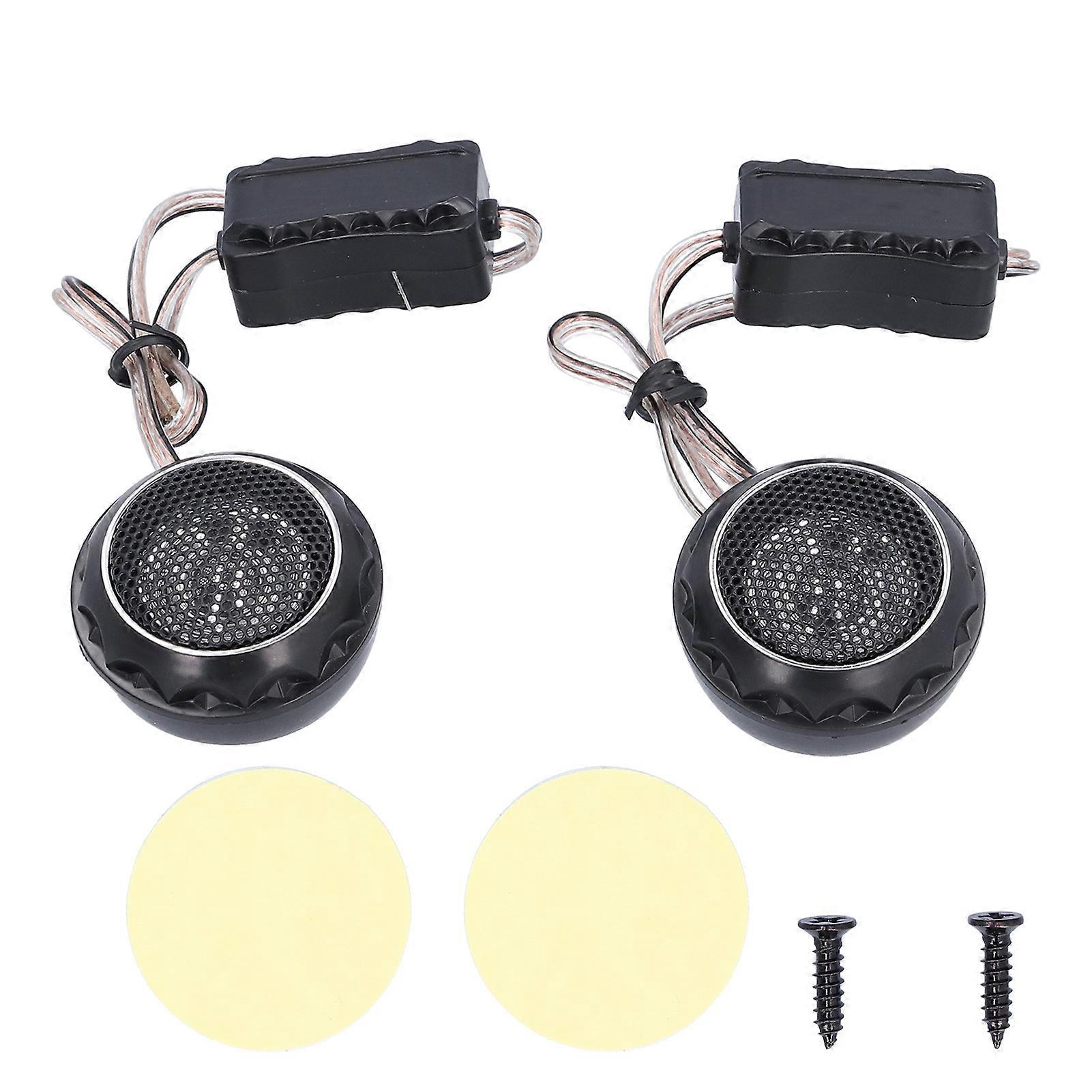 2pcs Tweeter Speaker 12-24V 140W High Efficiency 89dB Loud Clear Sound for Car o System