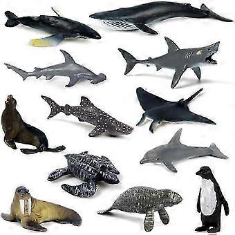 2025 Nuove Figurine Giocattolo Mini Animale Marino, 12 Mini Puzzle Giocattoli Per Bambini, Giocattoli Cognitivi Educativi, Fantastici Regali Di Compleanno Per I Bambini Piccoli