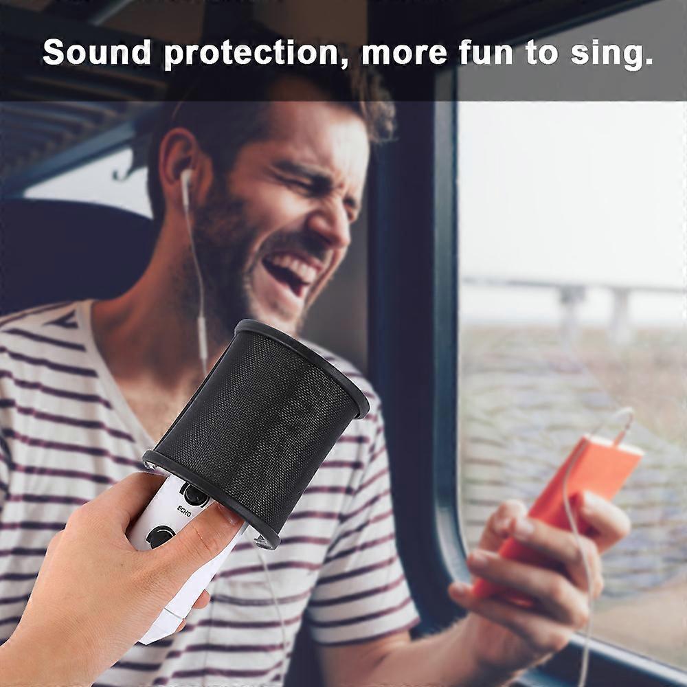 Professional Metal Pop Filter Shield Blowout Preventer Capacitor Recording Windproof Microphone Anti Noise Net Cover