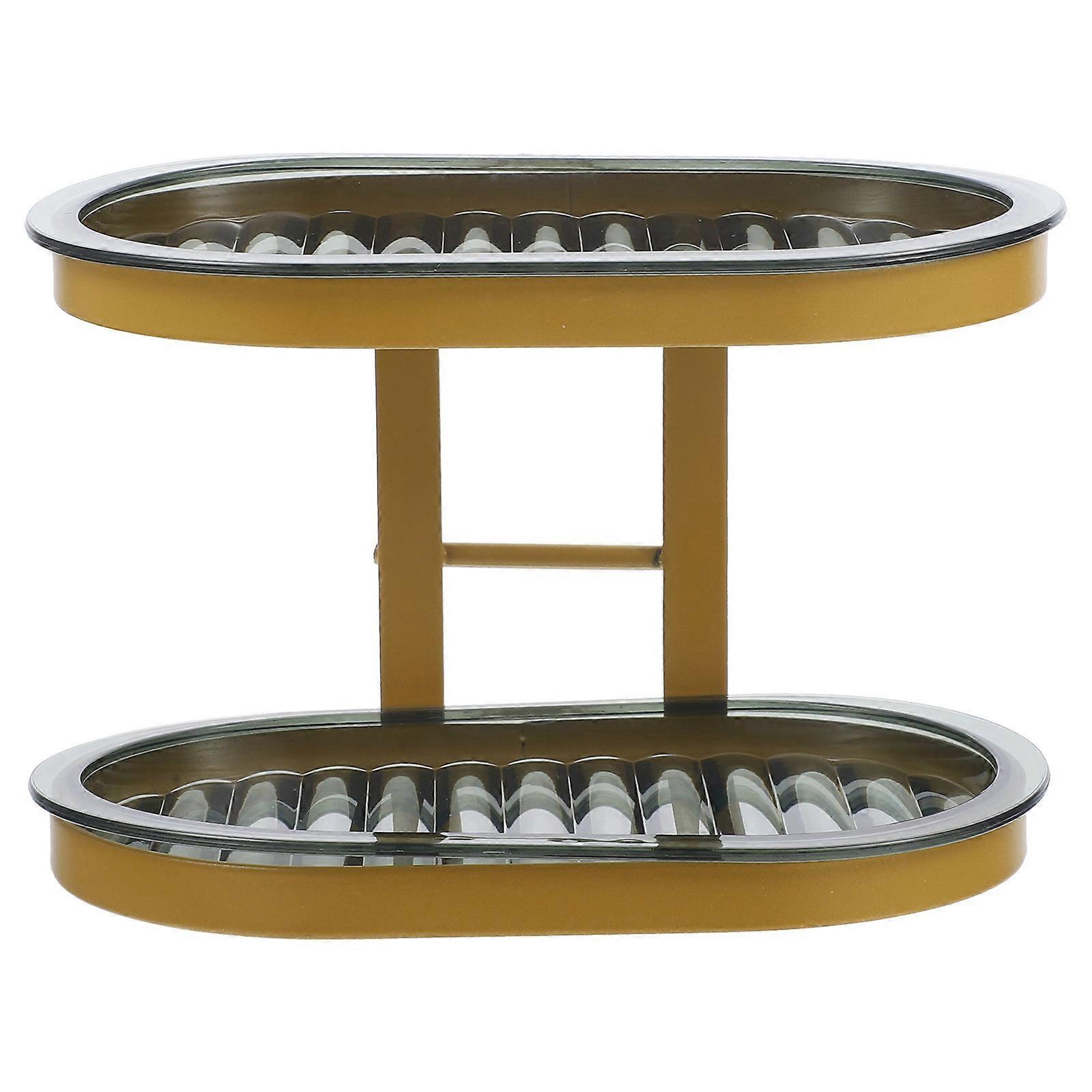 Bathtub Soap Holder Double Layer Drain Soap Box Keeps Soap Dry Modern Style 15X9.5X9.7CM 1Rack