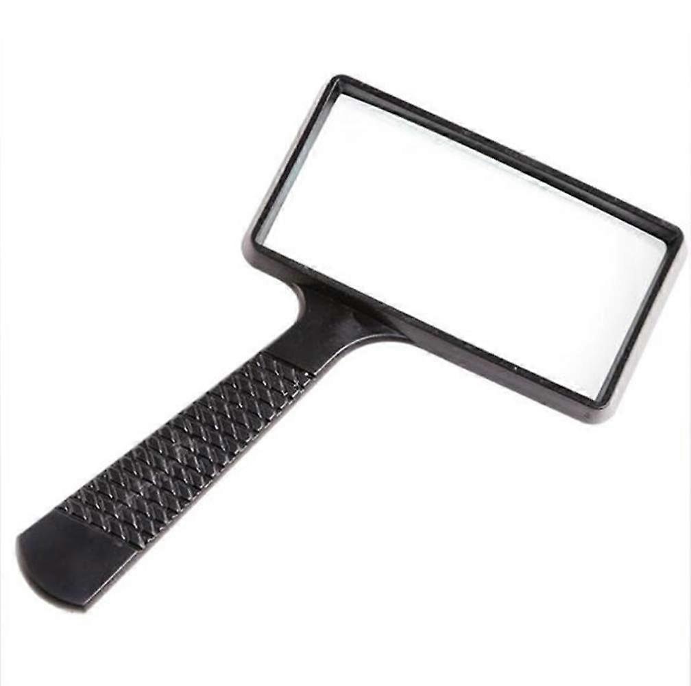 Magnifying Glass 10X Rectangle Handheld Magnifier for Reading, Jewelry, Coins, and Newspapers, Color A