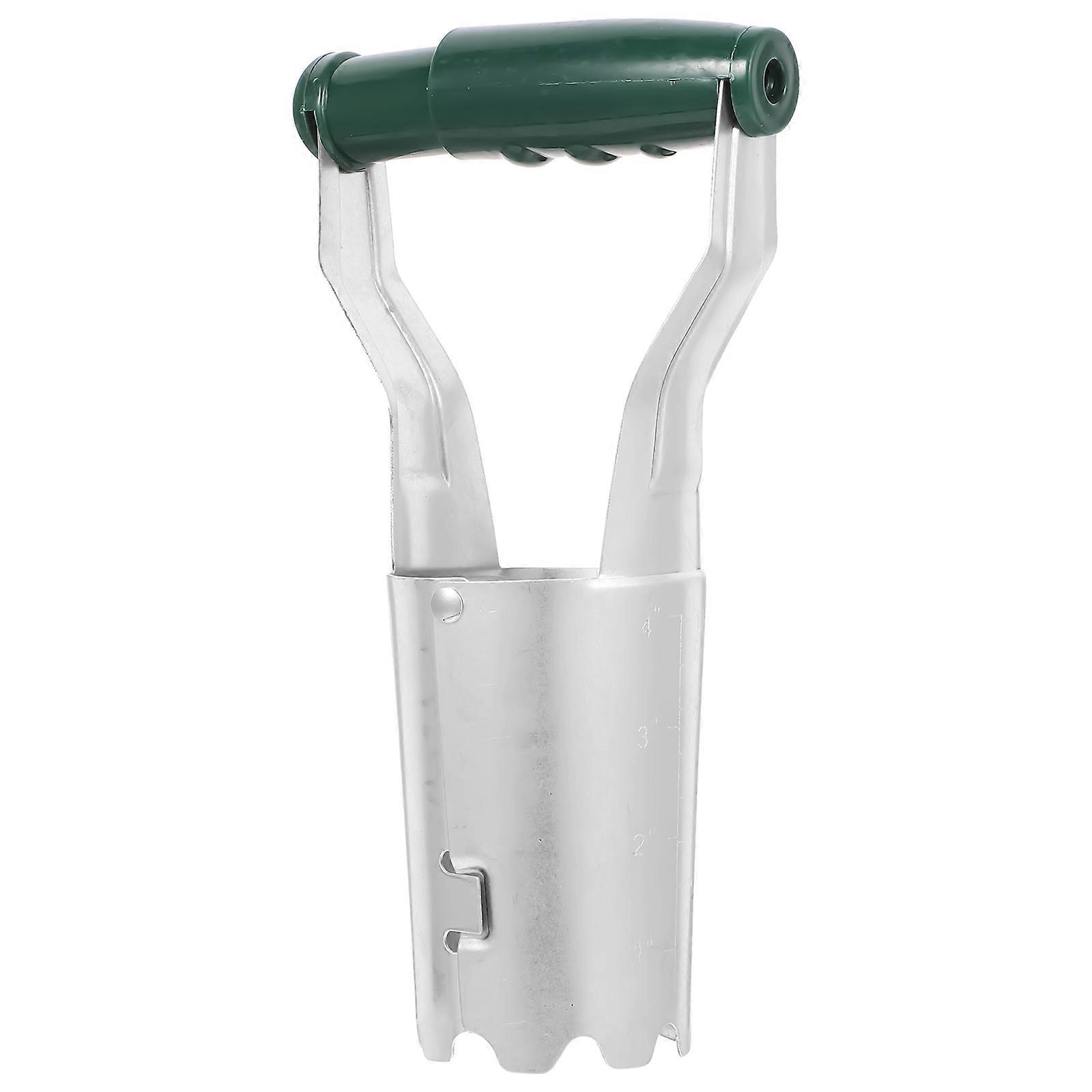Plant Transferring Tool Cylinder Shape Silver Color Balcony Garden 1Pack