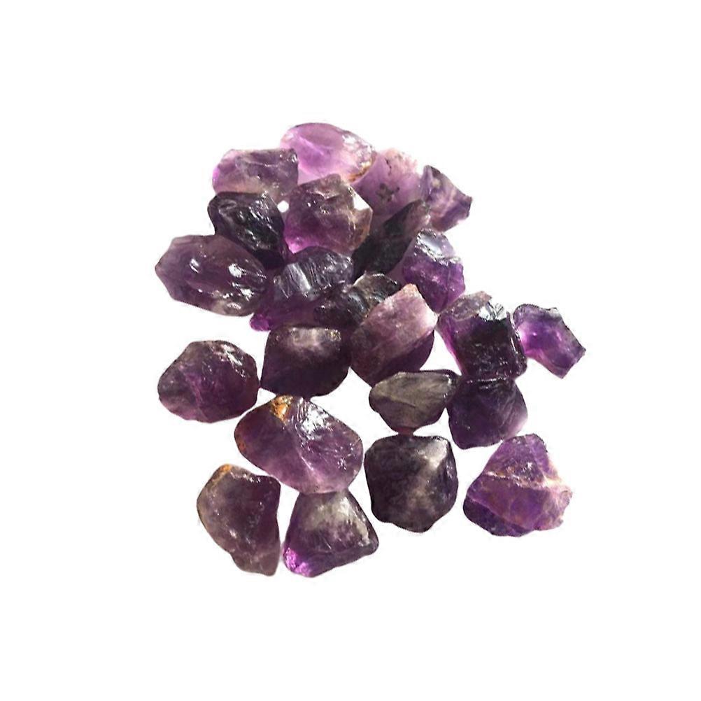 Natural Stone Chips Crystal Rocks Violet Amethyst Tumbled Chips Decorative Rocks Aquarium Stone Home Indoor Decor 1Pack