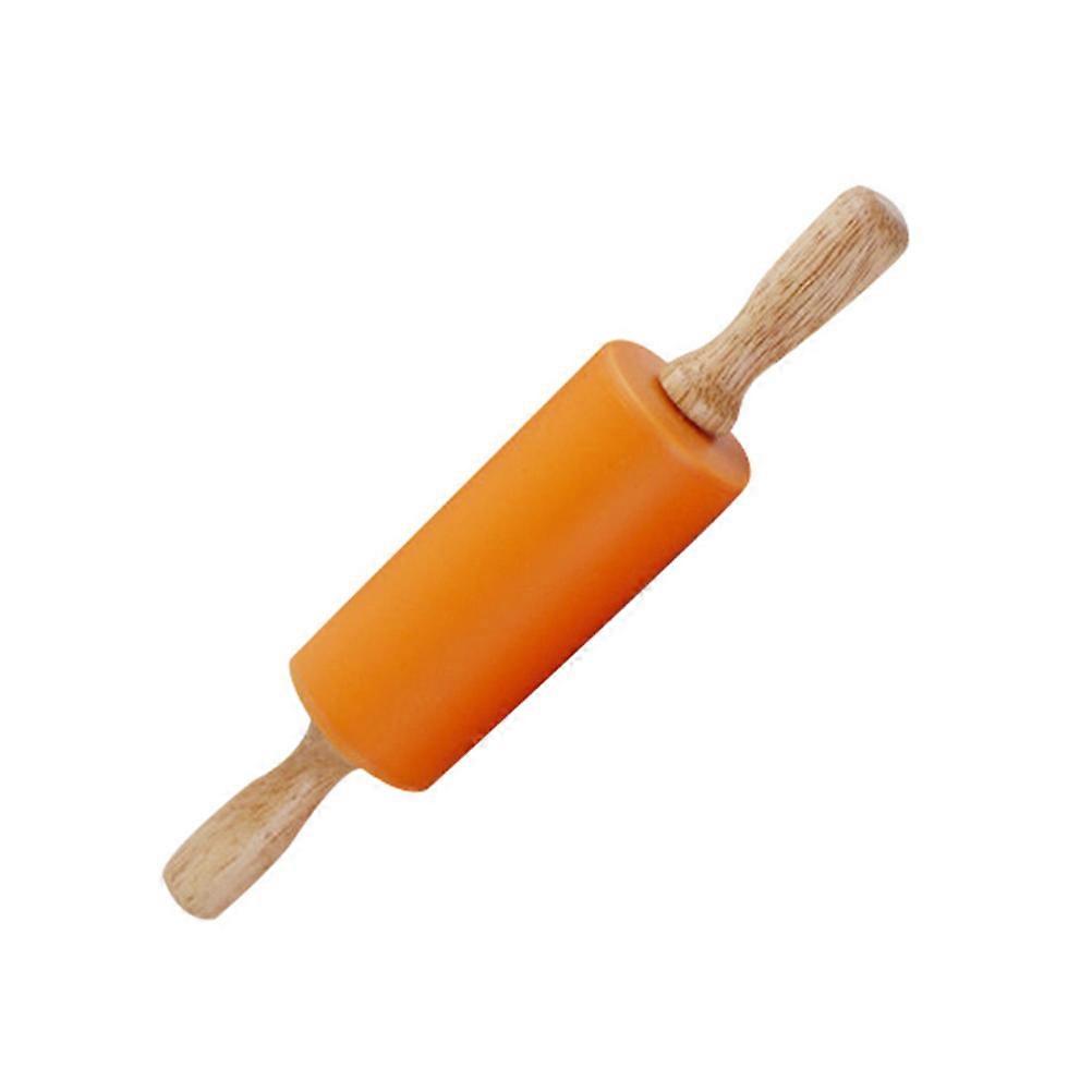 Non-Stick Dough Roller Mini Rolling Pin for Fondant Cookie Pastry 23.00X4.20X4.20CM 1Set