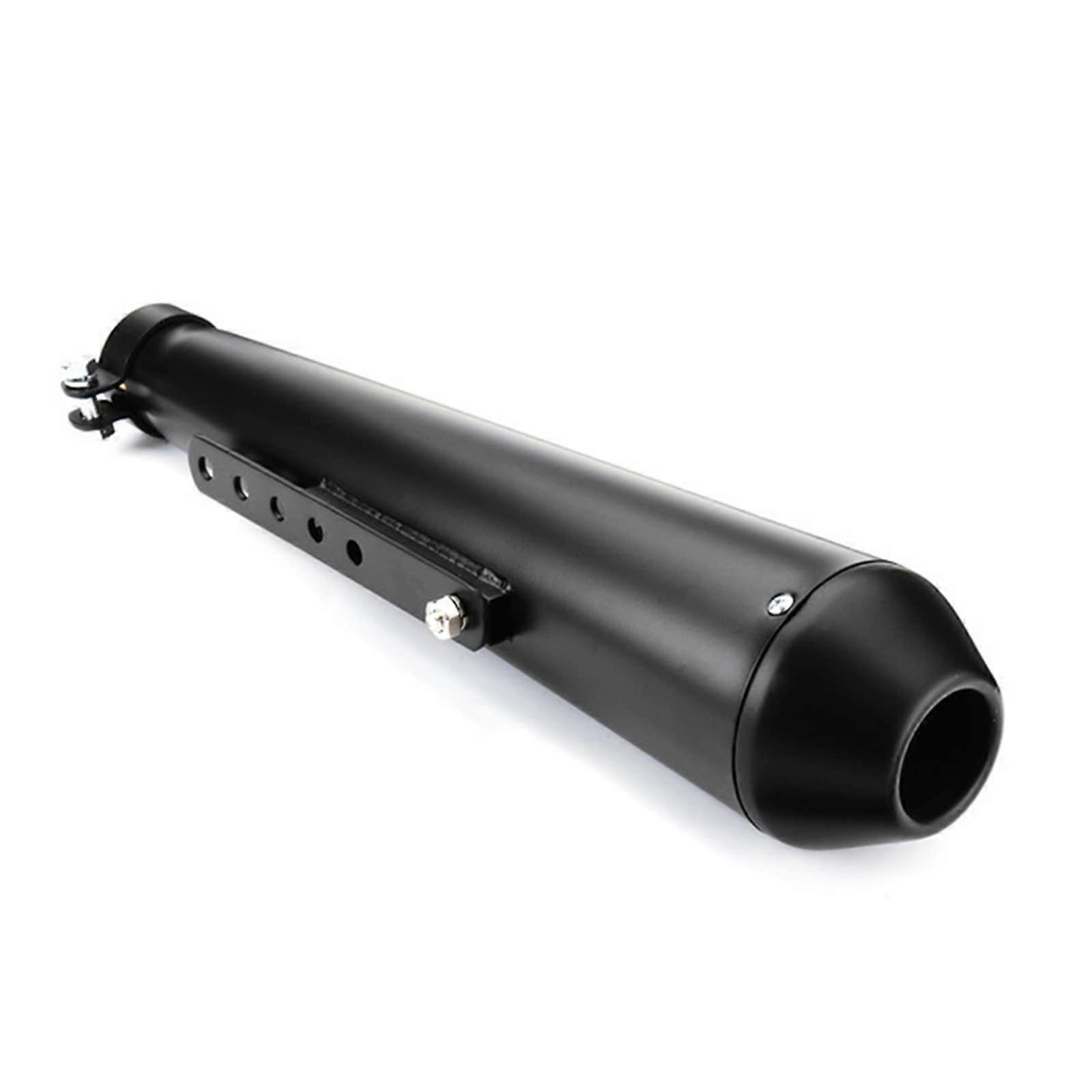 Exhaust Pipe Retro Motorcycle Exhaust Pipe Modified Rear System For CG125 For GN125 For CB400SS For SR400 Universal Silencer Insert (Color: Black)