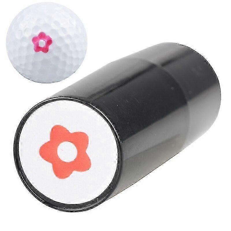 1X Golf Ball Stamper & Stamp Marker Tool - Quick-Dry Plastic Impression Seal in Multicolors for Easy Customization of Golf Balls