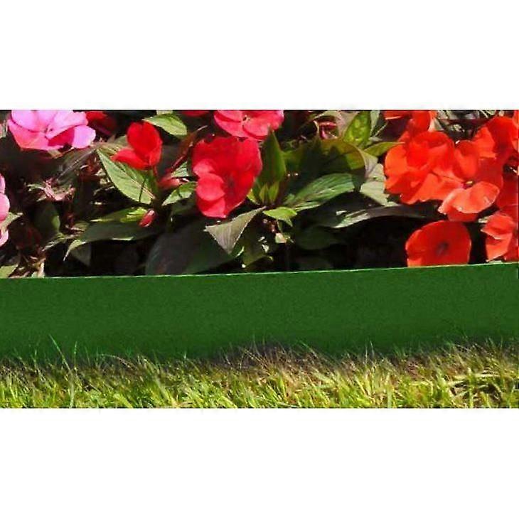 Straight Edge Landscape Edging Kit Green 10x91cm