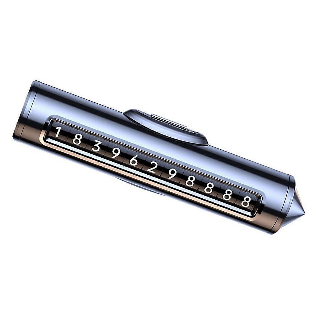 Multifunctional Auto Dashboard Number Plate Phone Number Plate Safety Hammer