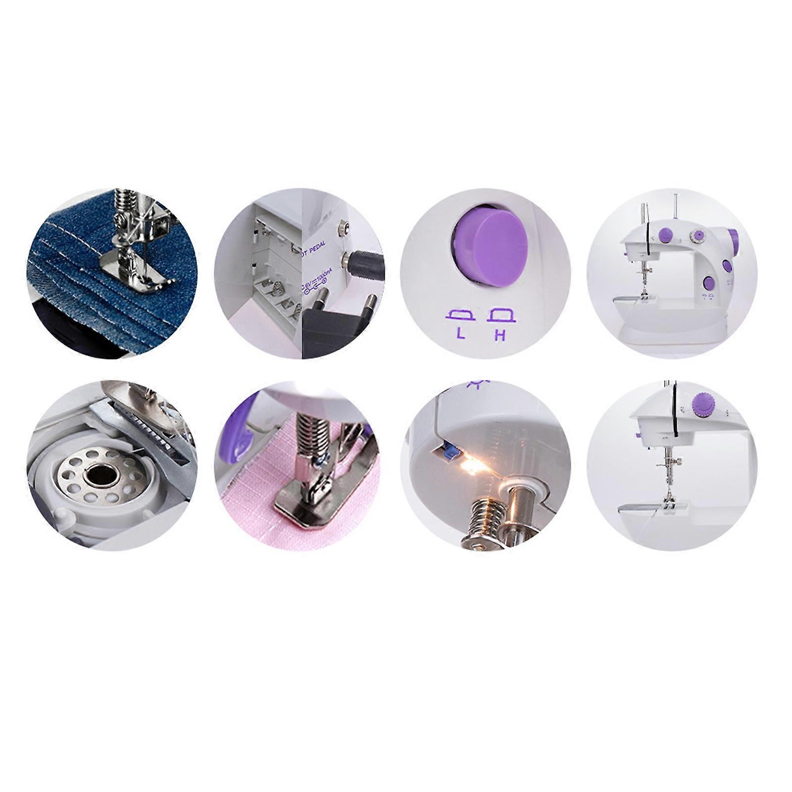 Mini Sewing Machine with Light Adjustable Speed Portable Electric Sewing Machine for Beginners