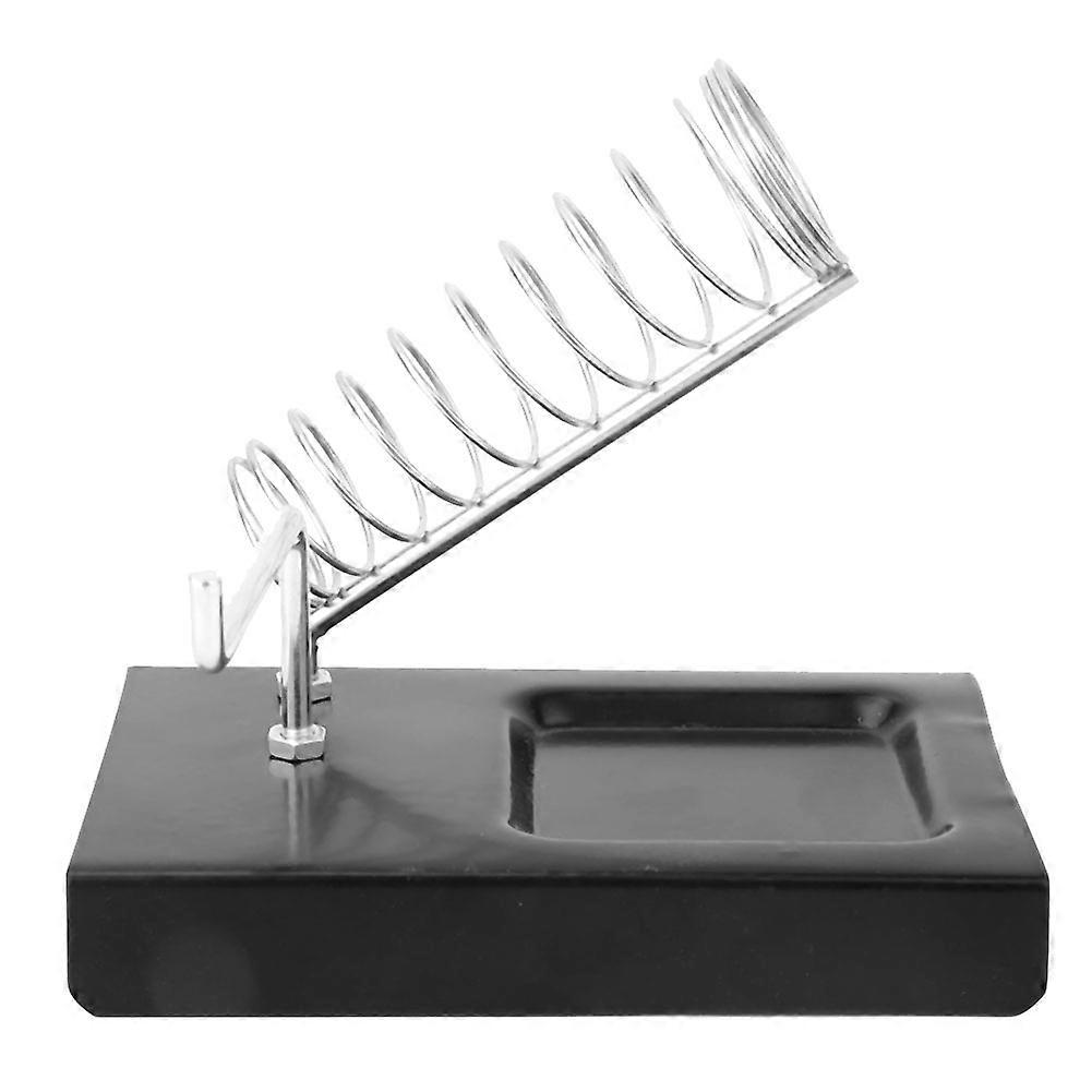 Metal Base Soldering Iron Stand Wire Spool Holder Support Station Fixed Mount