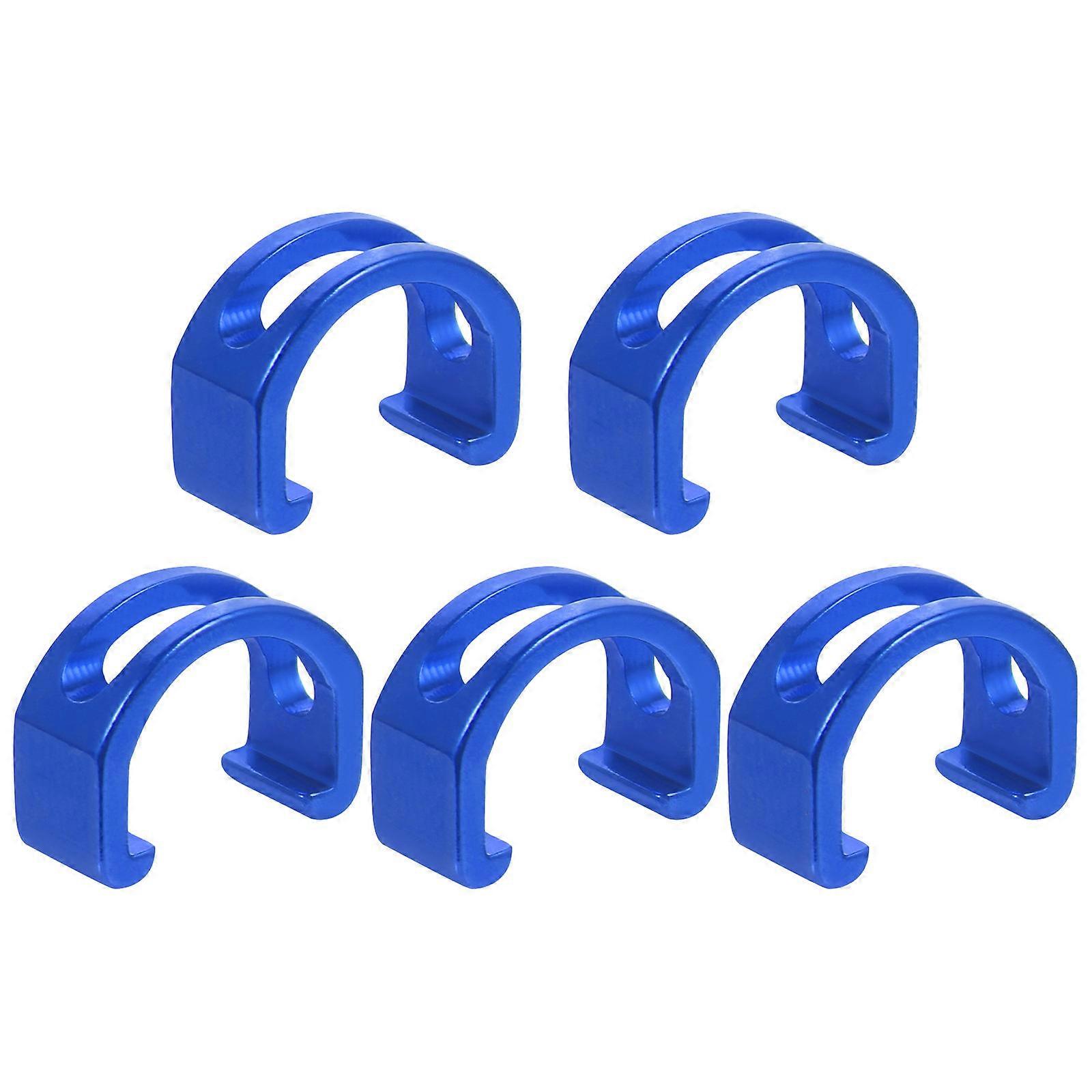 Bike C Clips Clamps C Shaped Buckle For Folding Bike Protect Tube 5Pcs