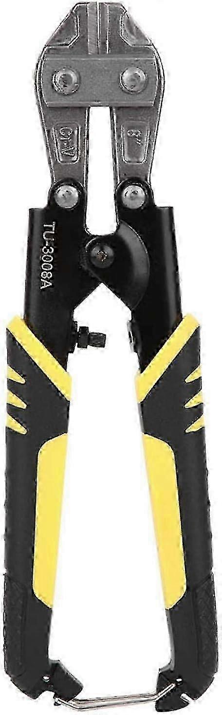 Heavy Duty 8-Inch Mini Bolt Cutters with Chrome Vanadium Steel - Ergonomic Design & Non-Slip Handle for Easy Grip and Cutting