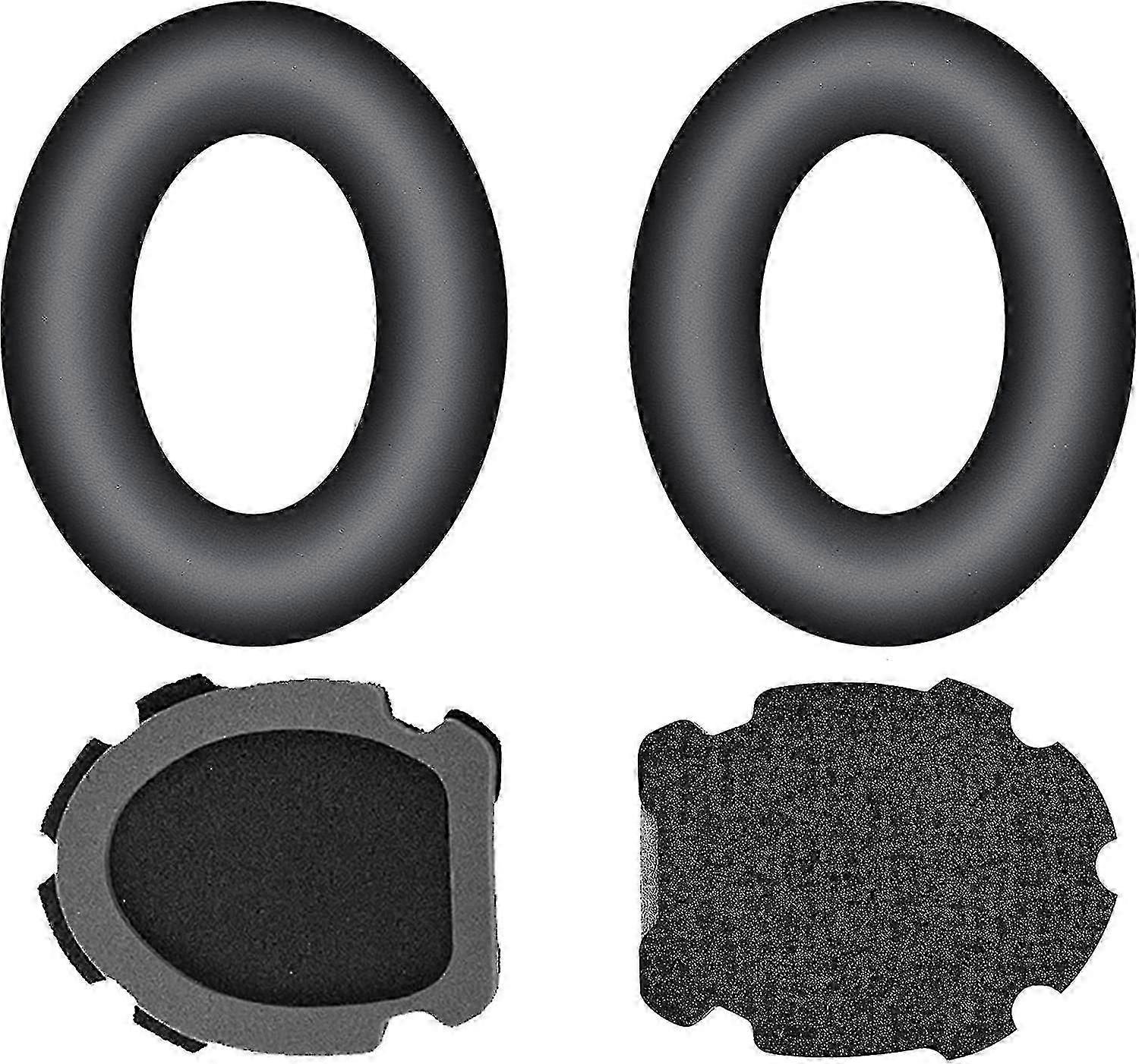 A20 Yedek Kulak Pedleri, a20 Kulaklık Kulak Yastıkları A10 Kulaklık Küpleri X Havacılık Kapakları Bose A10 / havacılık X / A20 Havacılık Kulaklığı ile Uyumlu Kapak. (siyah)