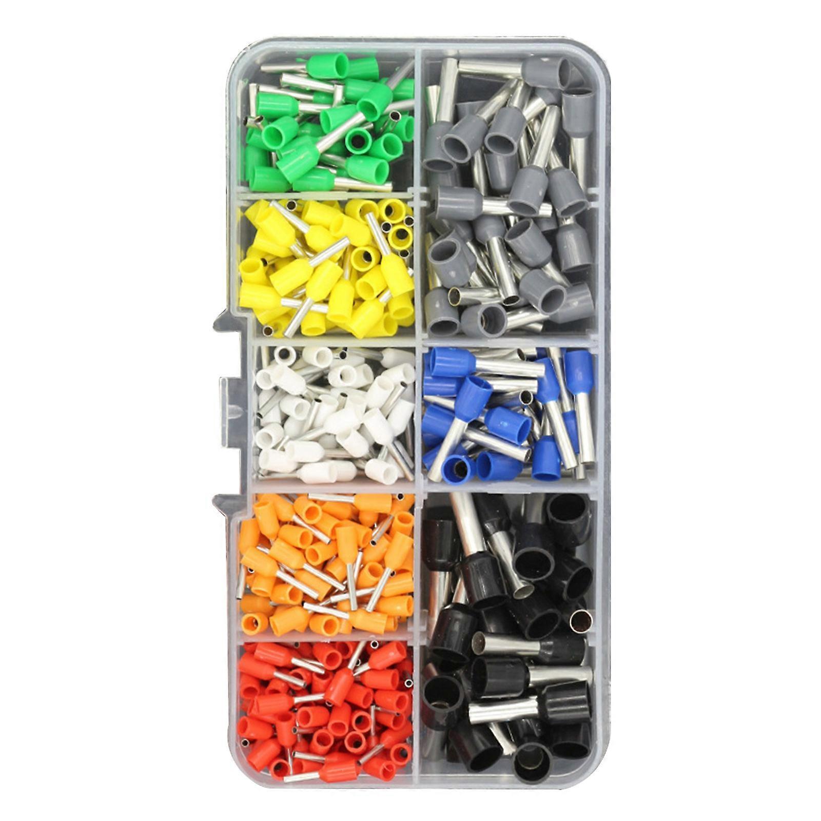 Comprehensive Electrical Wire Ferrules with Practical Organizes Box multifunction Cable Termination set Wire Connectors set Multicolor
