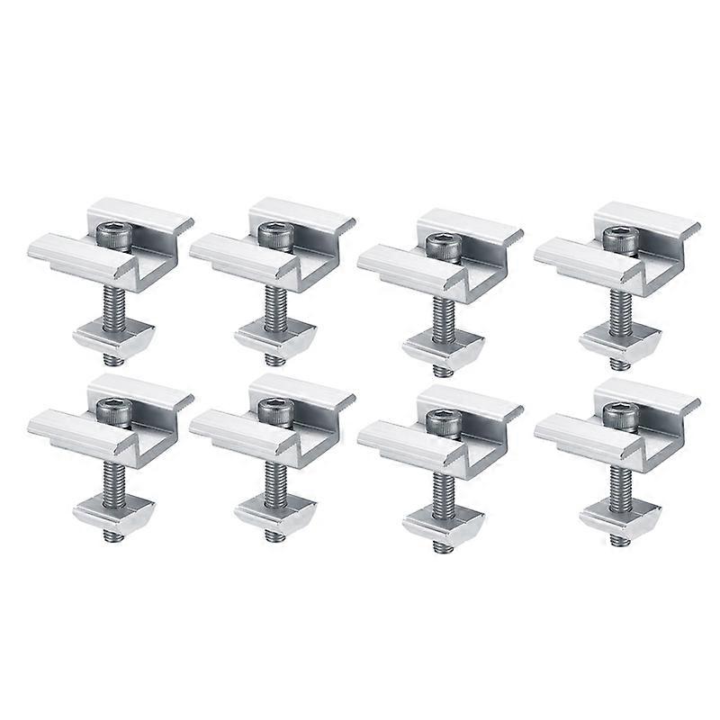 8Pcs Solar Panel Mounting Brackets, Clamps, for PV Solar Panel 30mm