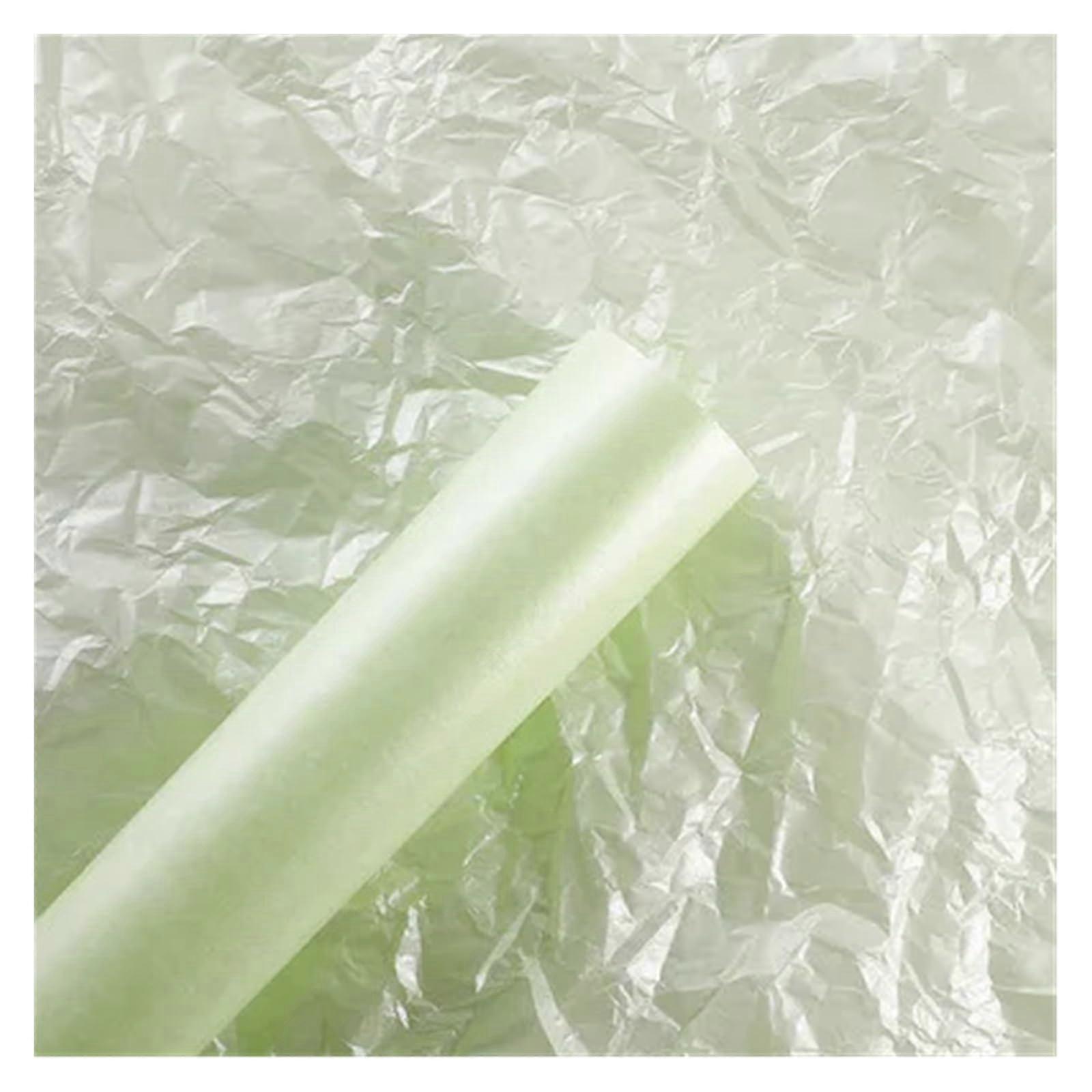 Pearl Tissue Paper, Gift Wrapping, Lining Paper, 20 Pieces, Florist Supplies, Waterproof Bouquet Wrapping Paper (Lemon Green)