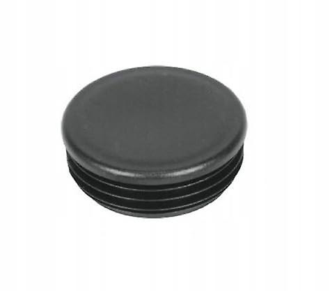 Lamellar Plugs, Round, 140 mm, for Round Pipe, Black, PE Plastic, Pack of