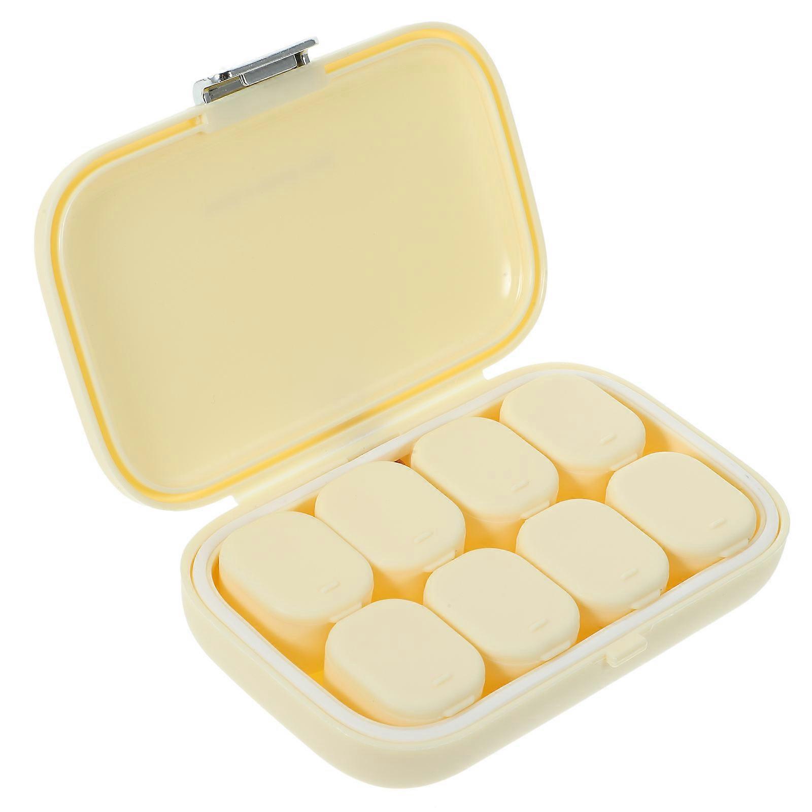 Weekly Portable Medication Organizer Compact Dispenser Case