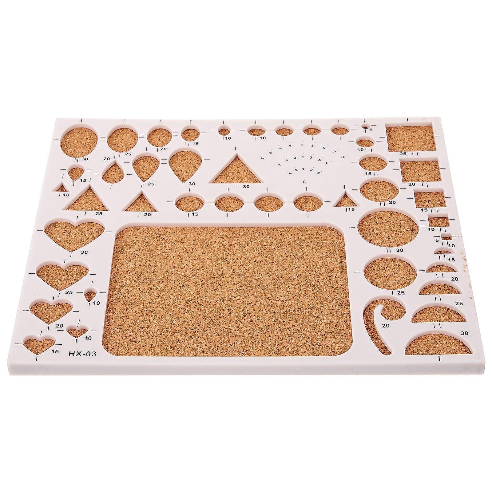 Circle Template Board for Paper Quilling Craft Pen Set with Scroll Wheel Tool Multi Color Reusable