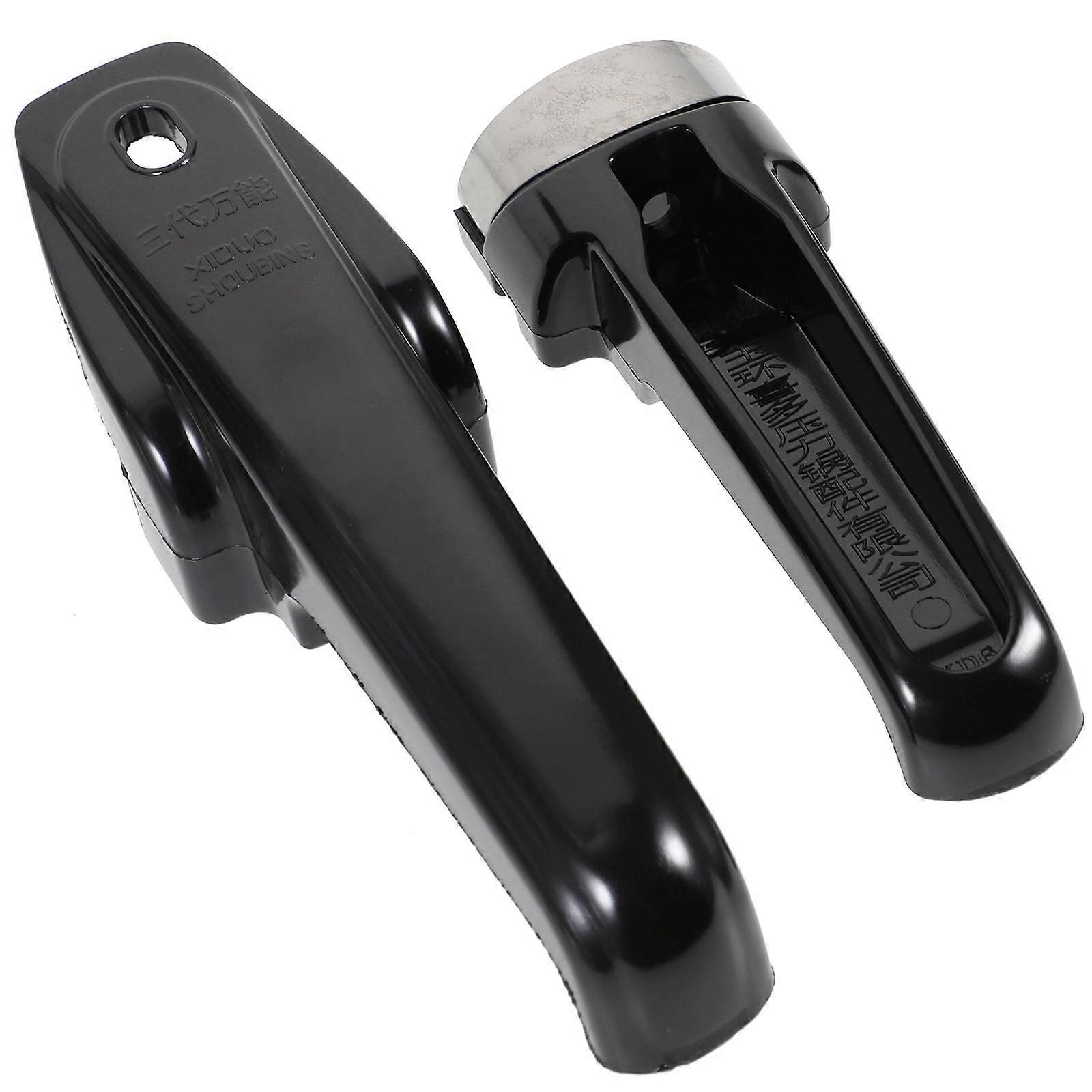 1 Set of Pressure Cooker Handle Replacement Ergonomic Kitchen Use Durable Black