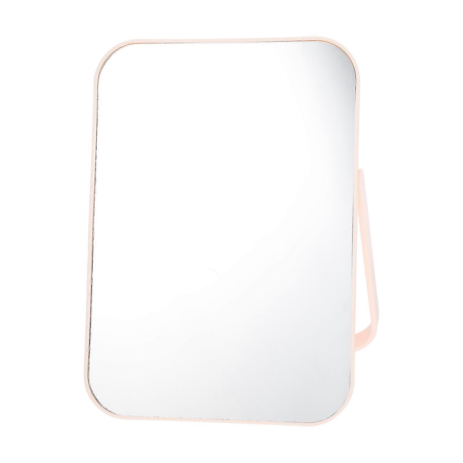 Makeup Compact Mirror 1 Set Pink Non-distorted Image Personal Care Dressing Table Accessory High-quality