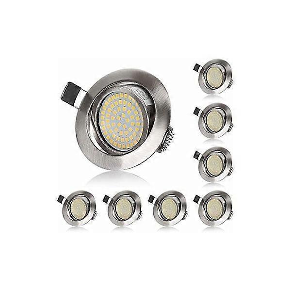 Adjustable Recessed LED Spotlight 5W Warm White 3000K Extra Flat Round 220V IP20 Recessed Ceiling Lighting