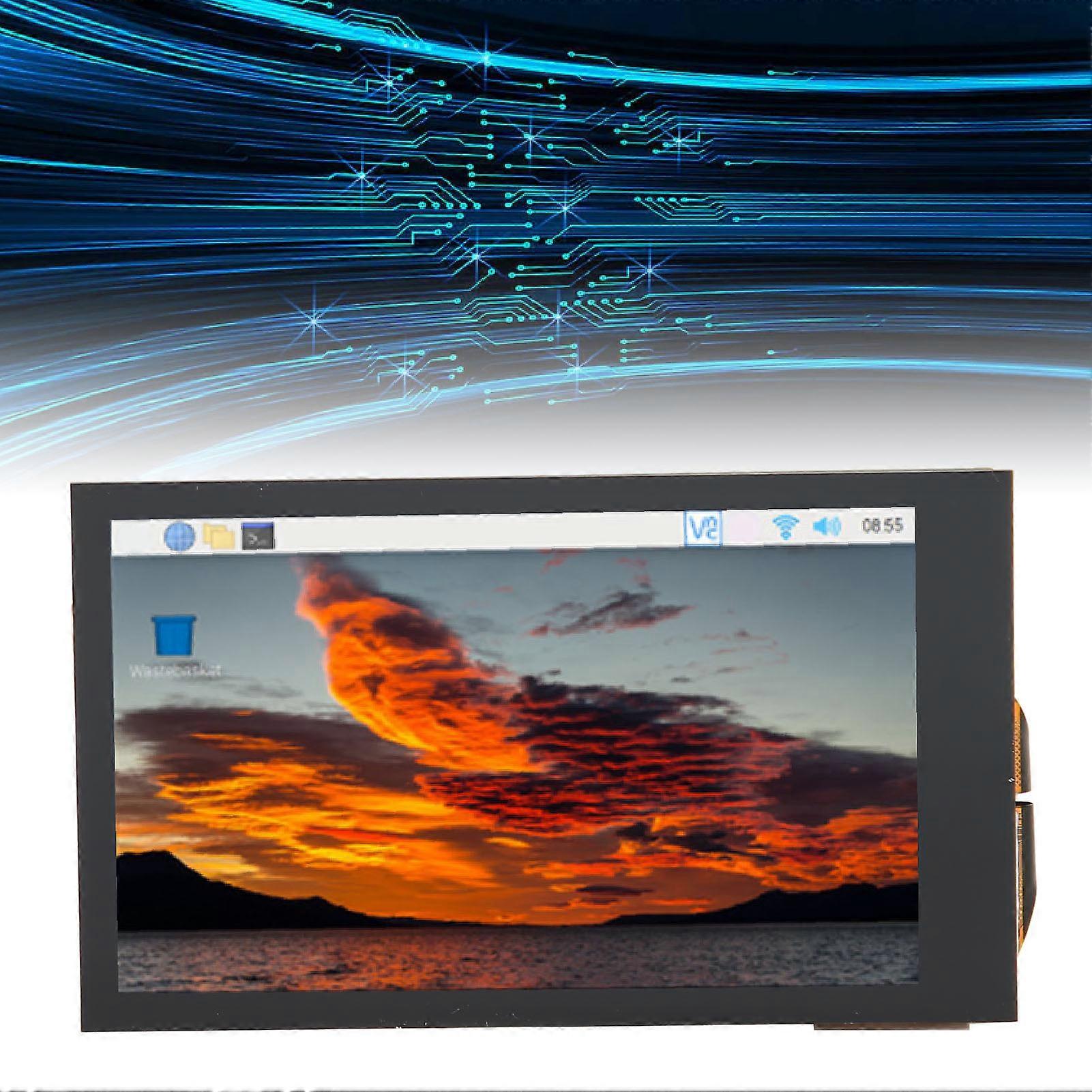 Capacitive Touch Screen 3.5 Inch 5 Points 480x800 LCD IPS Dimmable 170 Degrees Angle Touch Screen for RasPi 