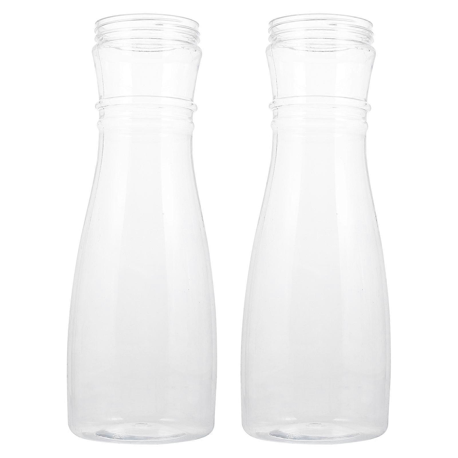 2Pcs Transparent Plastic Vase for Flower Arrangement and Decoration with Premium Quality